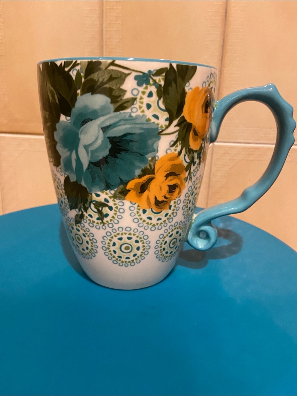 💙The Pioneer Woman Floral Tall Coffee Mug